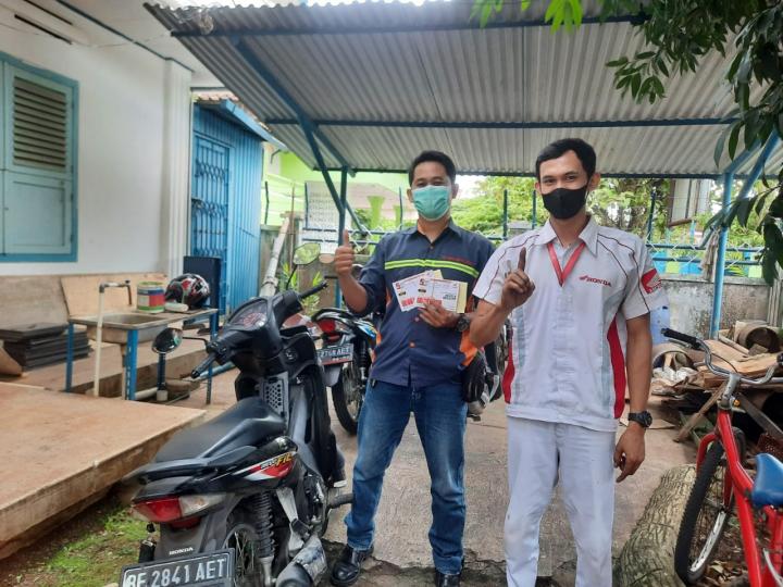 Program Senggoool di AHASS Dukung Perawatan Motor Ojol